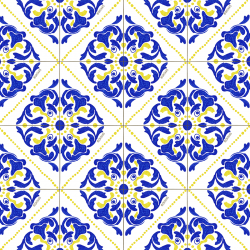 Estampa Azulejos Portugueses - Oh, Thaís!
