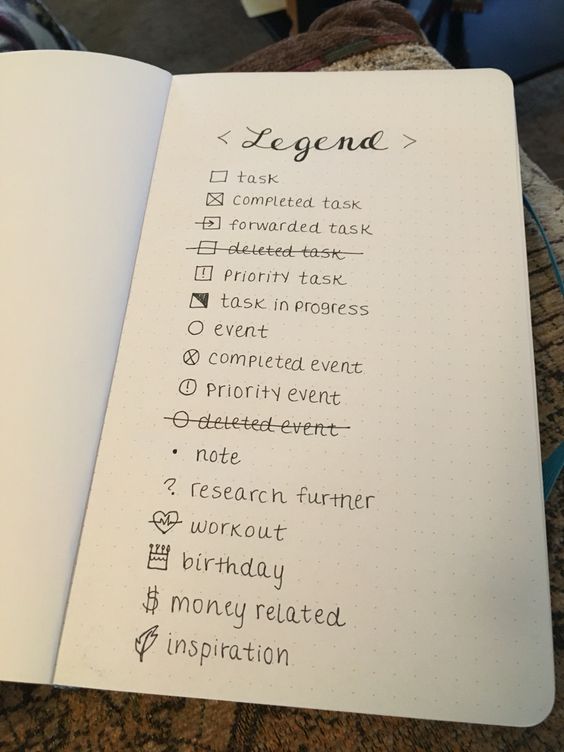 Key - Bullet Journal